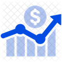 Money Analytics Analysis Graph Icon
