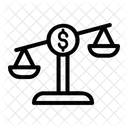 Money Justice Scale Icon