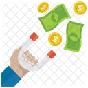 Money Attraction Wealth Attraction Cash Attraction Icon