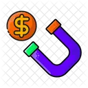 Money Attraction Wealth Magnetism Abundance Mindset アイコン