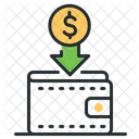 Money Back Coin Wallet Icon
