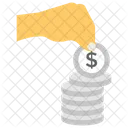 Money Back Cash Inflow Initial Payment Icon