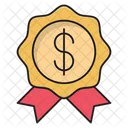 Badge Dollar Money Icon