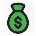 Money Bag Cost Bank Icon