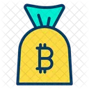 Bitcoin Bag Money Bag Currency Bag Icon