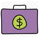 Portfolio Money Bag Money Briefcase Icon