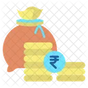 Mcoin Money Bag Rupee Icon