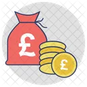 Money Bag Pound Icon