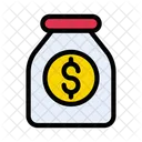 Money Jar Dollar Icon