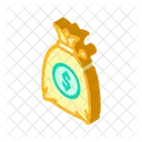 Money Bag Isometric Icon