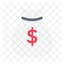 Dollar Bag Cost Icon