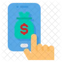 Money Bag Mobile Payment Icon