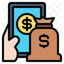 Money Bag Finance Hand Icon