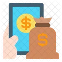 Money Bag Finance Hand Icon