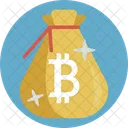 Bitcoin Money Bag Cryptocurrency Icon