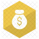 Saving Bag Dollar Icon