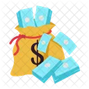 Money Bag Savings Fund Icon
