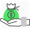 Money Bag Bag Hand Icon