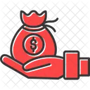 Money Bag Bag Hand Icon