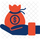 Money Bag Bag Hand Icon
