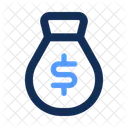 Money Bag Dollar Cost Icon