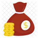 Money Bag Dollar Sack Finance Icon