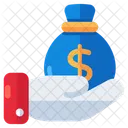 Money Bag Dollar Sack Finance Icon