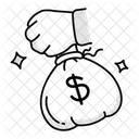 Money Bag Cash Funds Icon