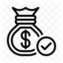 Money Bag Auction Payment Icon
