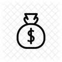 Money Dollar Money Bag Icon