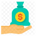 Money Bag Saving Banking Icon