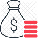 Money Bag Finance Currency Icono