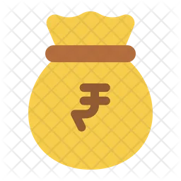 Money Bag Rupee  Icon