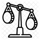 Coins Scale Justice Icon