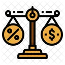 Balance Scale Tax Icon