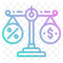 Balance Scale Tax Icon