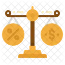 Balance Scale Tax Icon