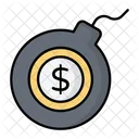 Money Bomb Dollar Dollar Bomb Icon