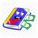 Money Book Journal Book Colourful Book Icon