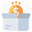 Money Box Financial Box Financial Carton Icon