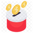 Money Box Financial Box Financial Jar Icon