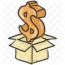 Money Box Savings Investment Icon