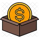 Money Box Cash Box Capital Box Icon