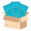 Money Box Money Parcel Money Package Icon