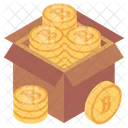 Coins Box Cash Box Money Box Icon