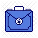 Money Briefcase Briefcase Money Bag Icon