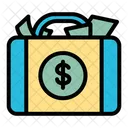 Money Briefcase Briefcase Bag Icon