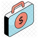 Money Briefcase Suitcase Portfolio Icon