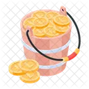 Money Bucket  Icon