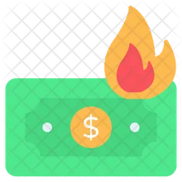 Money Burning  Icon